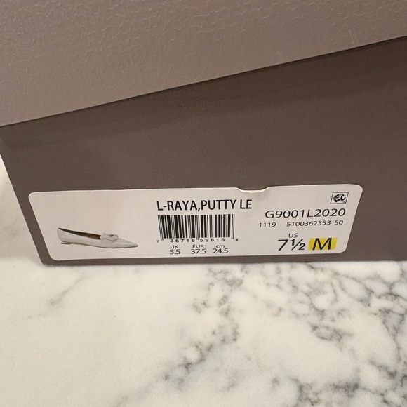 FRANCO SARTO | Raya Leather Loafers with Bow detail size 7.5 color putty - Picture 5 of 5